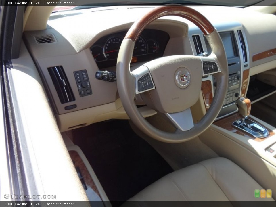 Cashmere Interior Steering Wheel for the 2008 Cadillac STS V6 #77992190