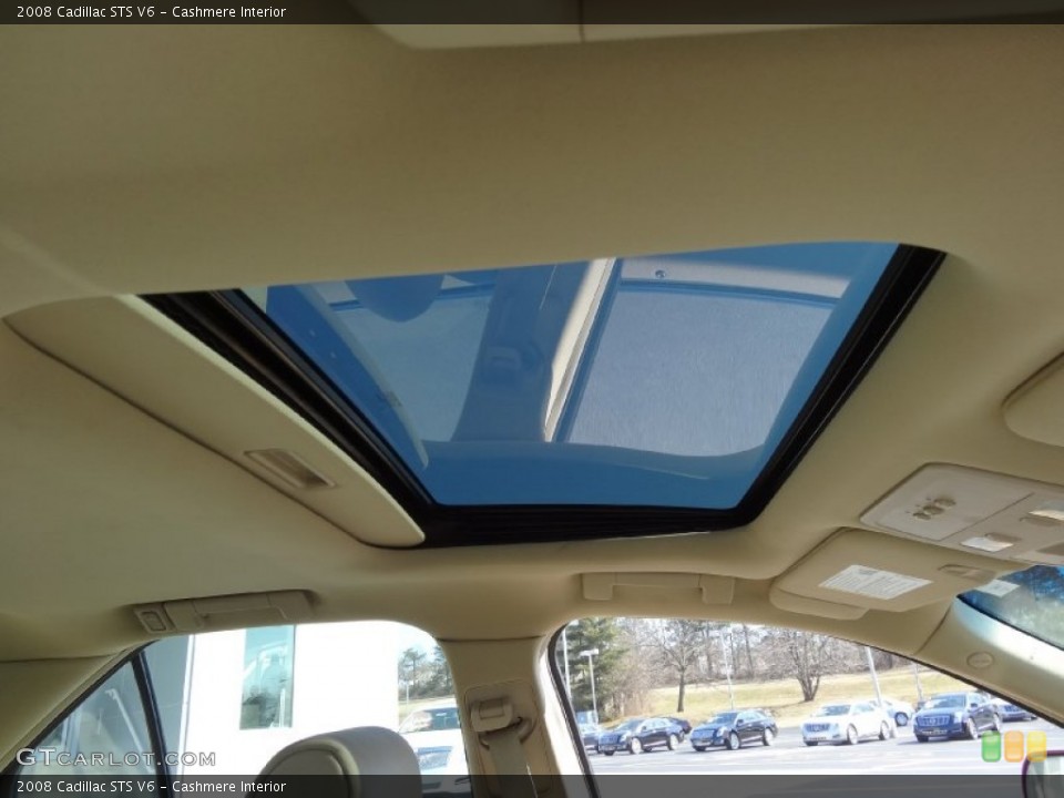 Cashmere Interior Sunroof for the 2008 Cadillac STS V6 #77992313