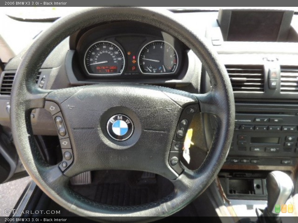 Black Interior Steering Wheel for the 2006 BMW X3 3.0i #77992700