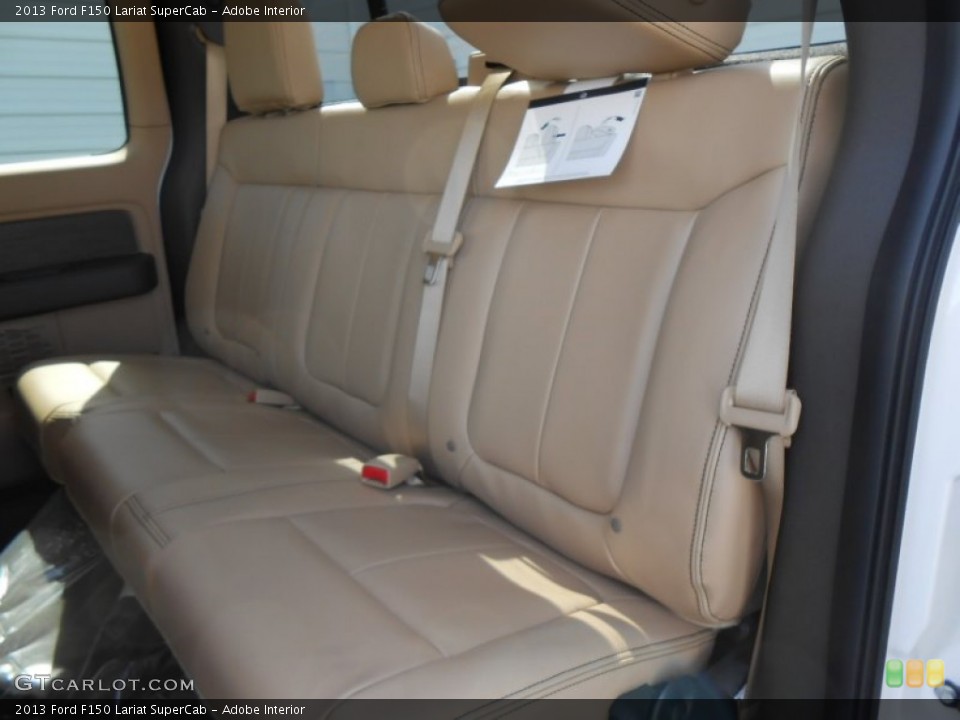 Adobe Interior Rear Seat for the 2013 Ford F150 Lariat SuperCab #77992787