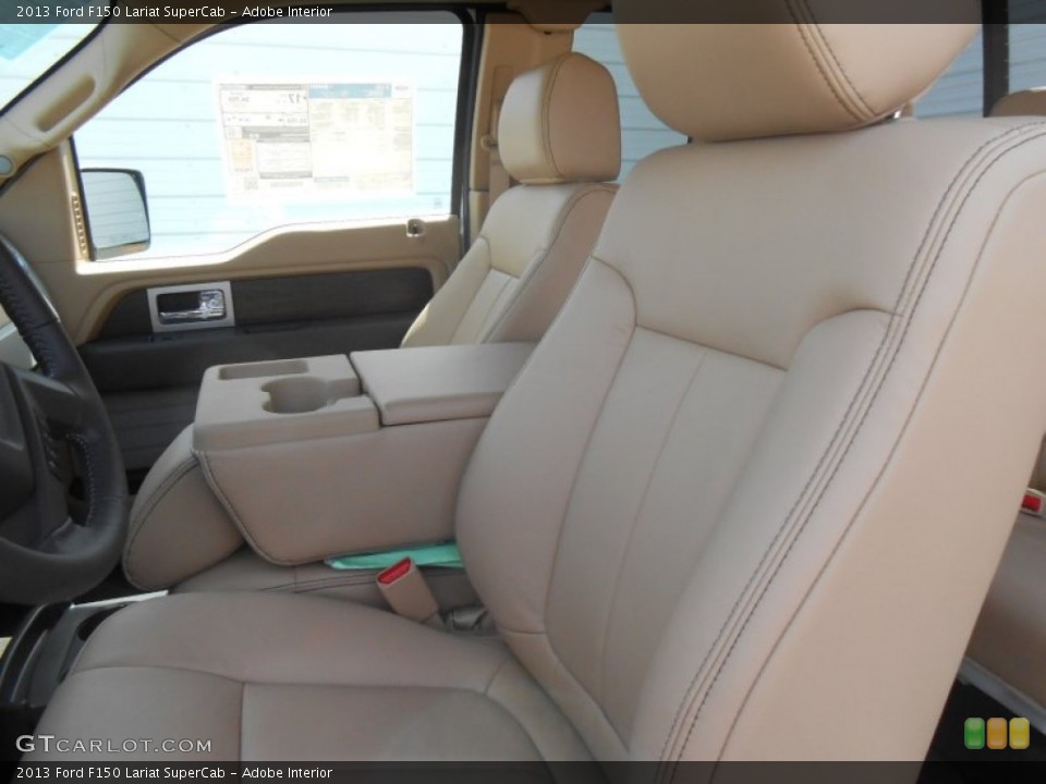Adobe Interior Front Seat for the 2013 Ford F150 Lariat SuperCab #77992839