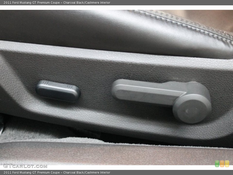 Charcoal Black/Cashmere Interior Controls for the 2011 Ford Mustang GT Premium Coupe #77993174