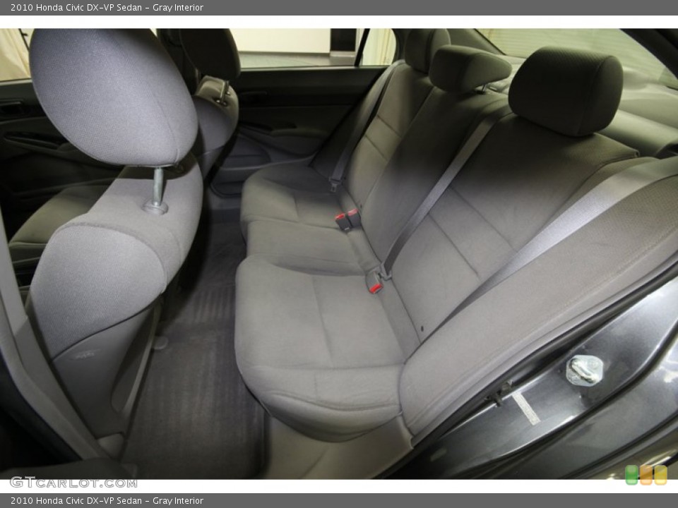 Gray Interior Rear Seat for the 2010 Honda Civic DX-VP Sedan #77993231
