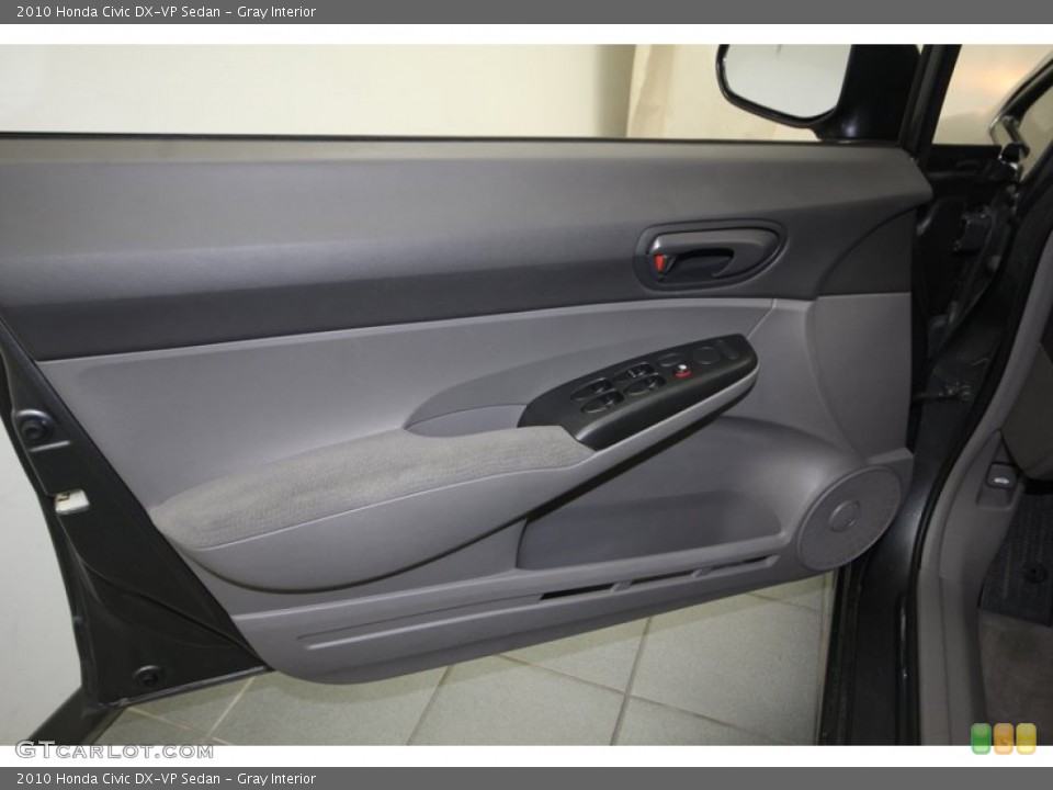Gray Interior Door Panel for the 2010 Honda Civic DX-VP Sedan #77993249