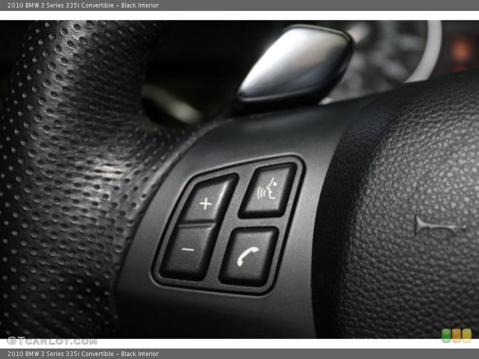Black Interior Controls for the 2010 BMW 3 Series 335i Convertible #77993823