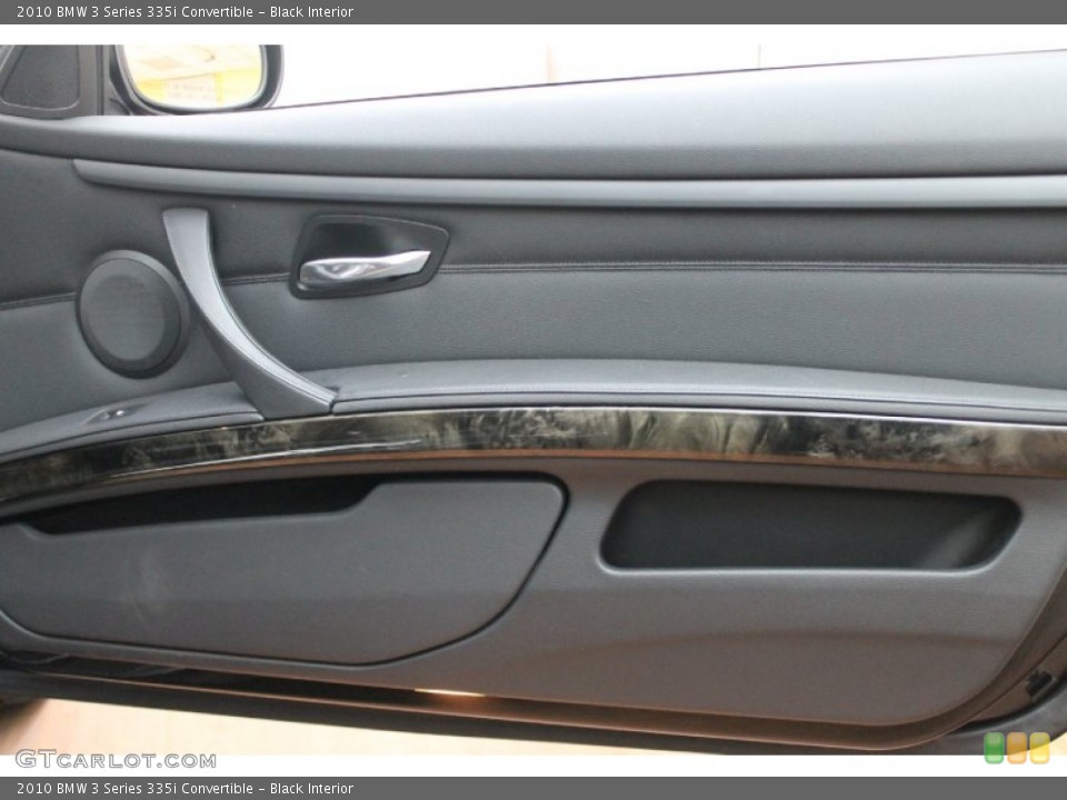Black Interior Door Panel for the 2010 BMW 3 Series 335i Convertible #77993948