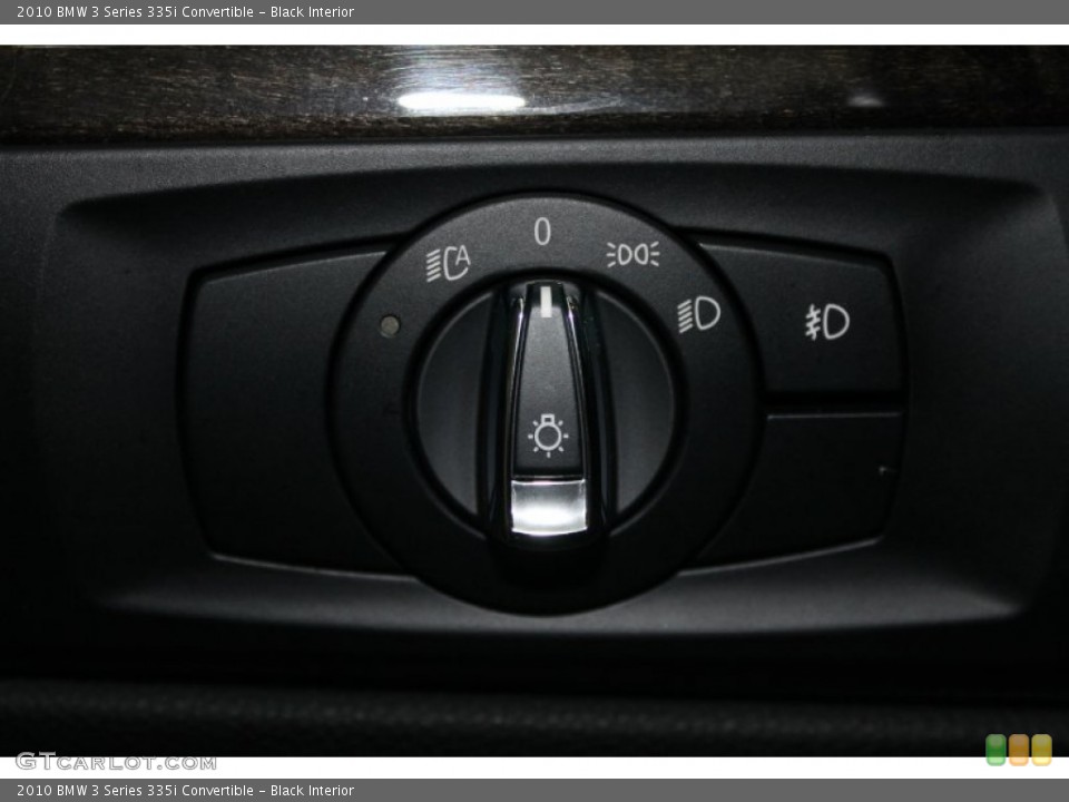 Black Interior Controls for the 2010 BMW 3 Series 335i Convertible #77993972