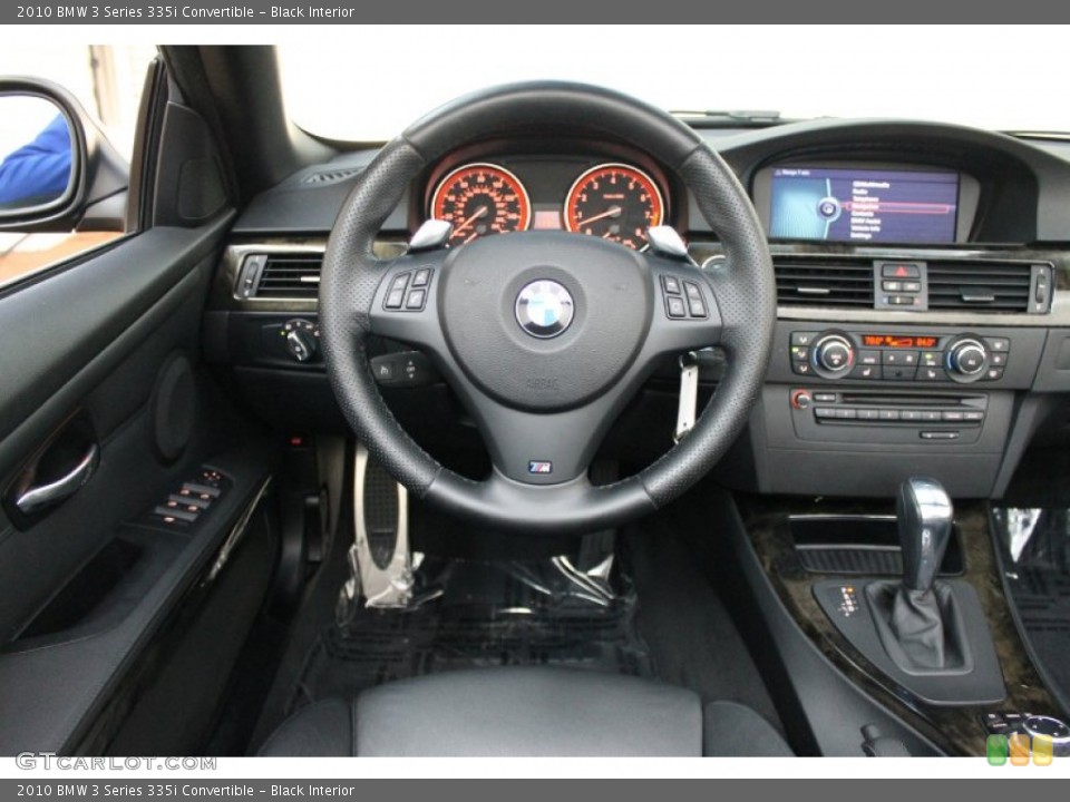 Black Interior Dashboard for the 2010 BMW 3 Series 335i Convertible #77994051