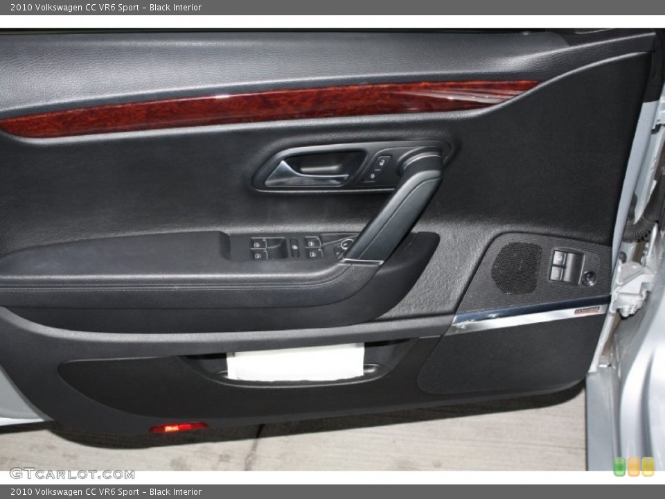 Black Interior Door Panel for the 2010 Volkswagen CC VR6 Sport #77994077