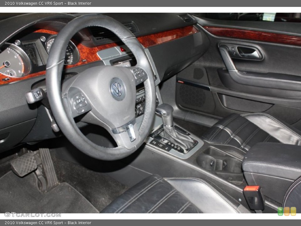 Black Interior Photo for the 2010 Volkswagen CC VR6 Sport #77994099