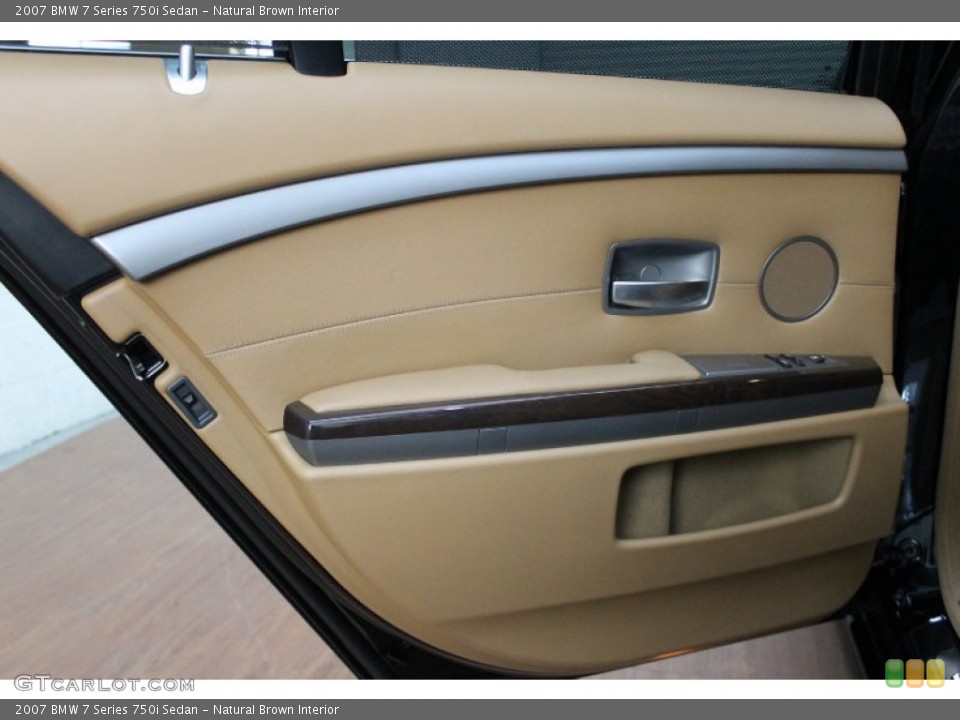 Natural Brown Interior Door Panel for the 2007 BMW 7 Series 750i Sedan #77994746