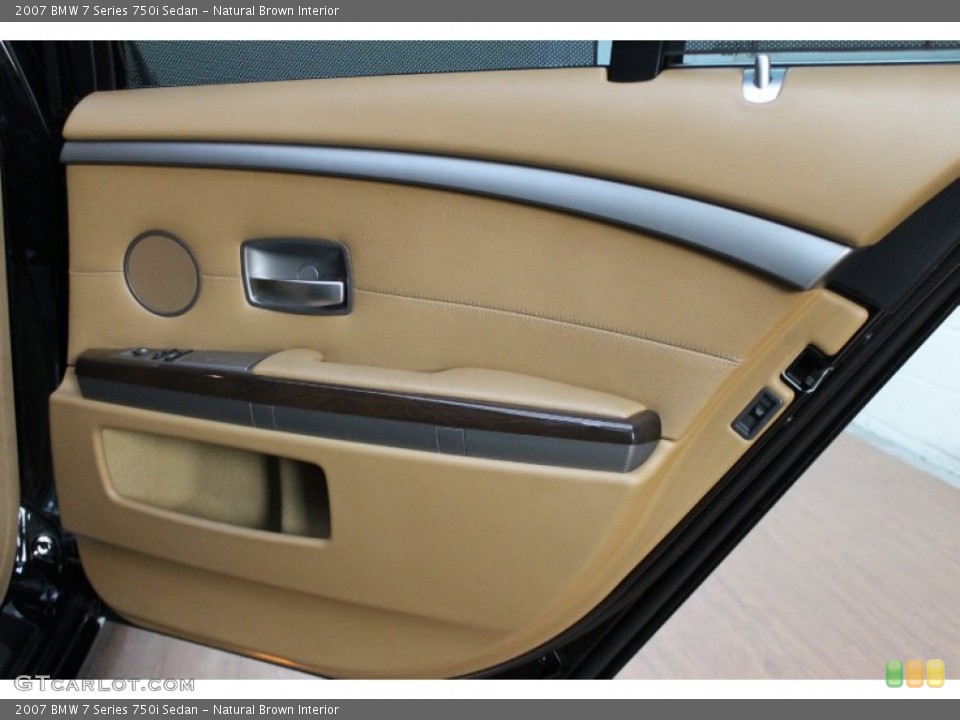 Natural Brown Interior Door Panel for the 2007 BMW 7 Series 750i Sedan #77994765