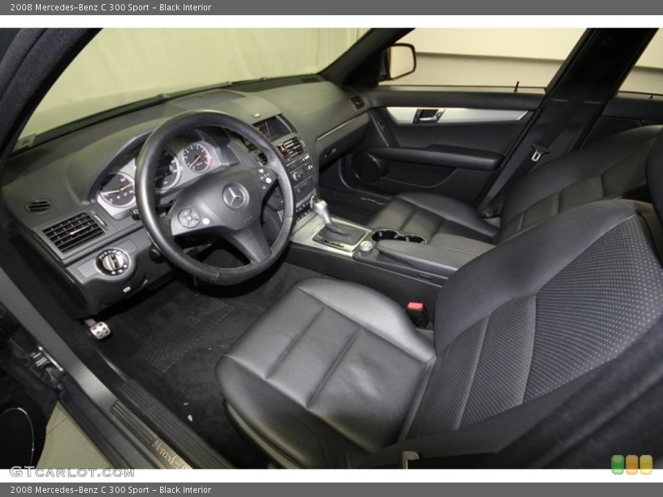 Black Interior Photo for the 2008 Mercedes-Benz C 300 Sport #77994974