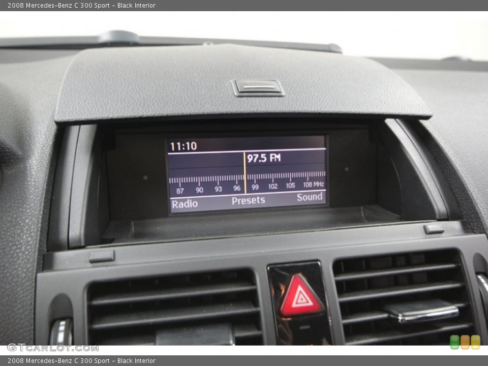 Black Interior Audio System for the 2008 Mercedes-Benz C 300 Sport #77995058