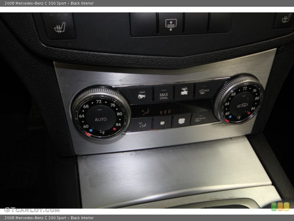 Black Interior Controls for the 2008 Mercedes-Benz C 300 Sport #77995085