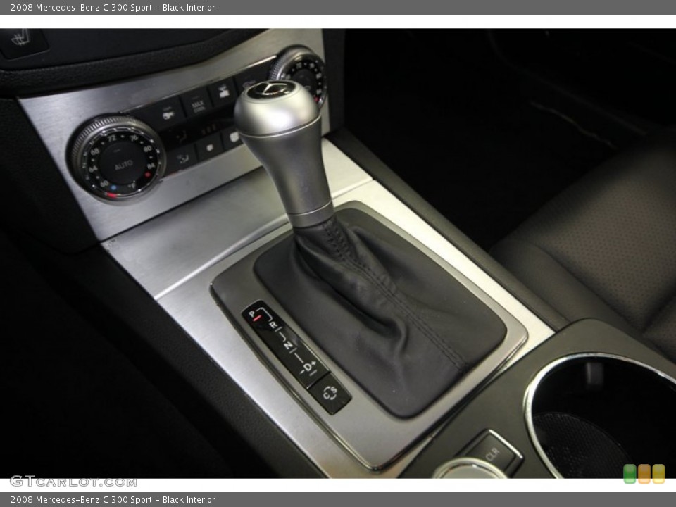 Black Interior Transmission for the 2008 Mercedes-Benz C 300 Sport #77995111