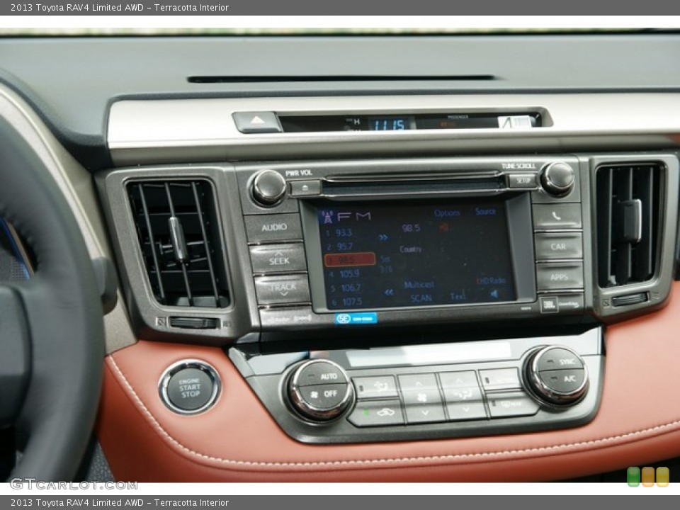 Terracotta Interior Controls for the 2013 Toyota RAV4 Limited AWD #77995688