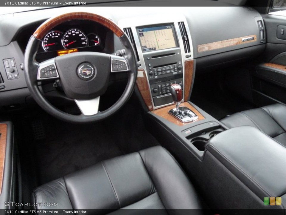 Ebony 2011 Cadillac STS Interiors