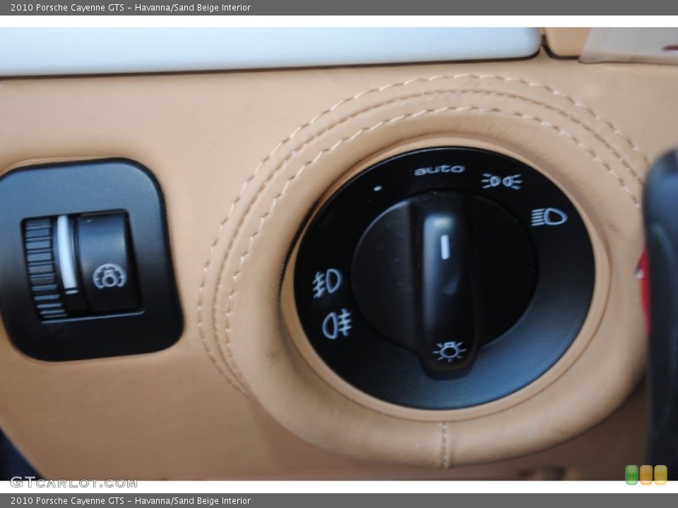 Havanna/Sand Beige Interior Controls for the 2010 Porsche Cayenne GTS #77997881