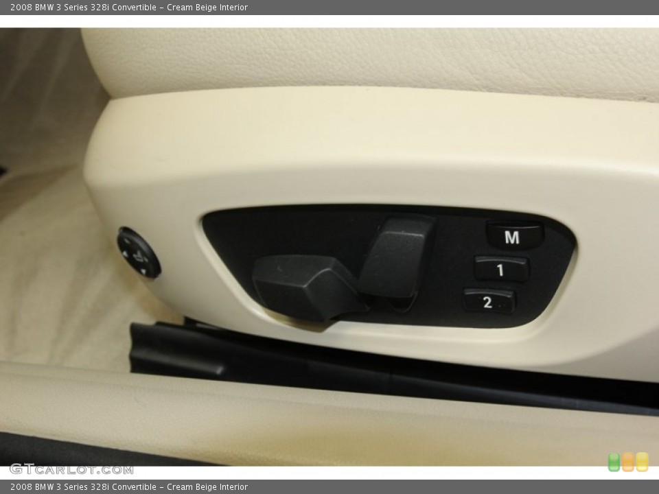 Cream Beige Interior Controls for the 2008 BMW 3 Series 328i Convertible #77999600