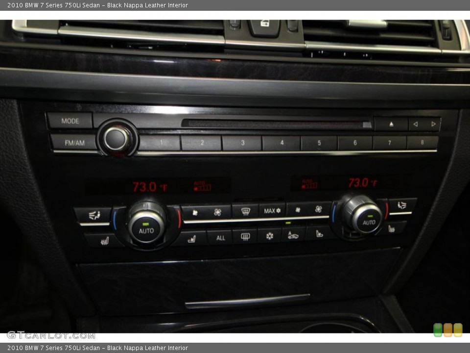 Black Nappa Leather Interior Controls for the 2010 BMW 7 Series 750Li Sedan #78001331