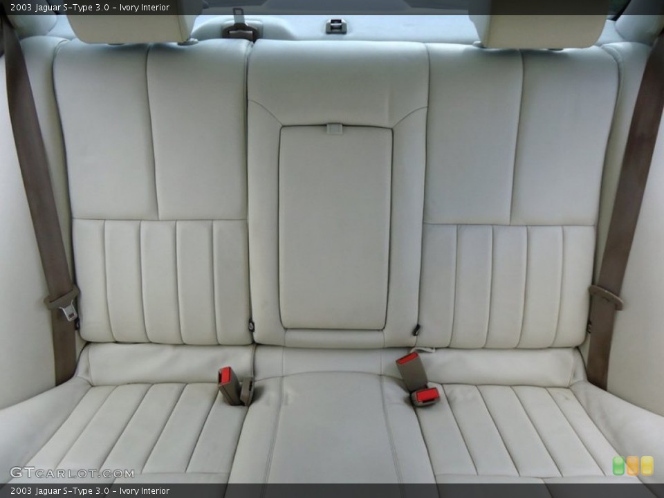 Ivory Interior Rear Seat for the 2003 Jaguar S-Type 3.0 #78001366