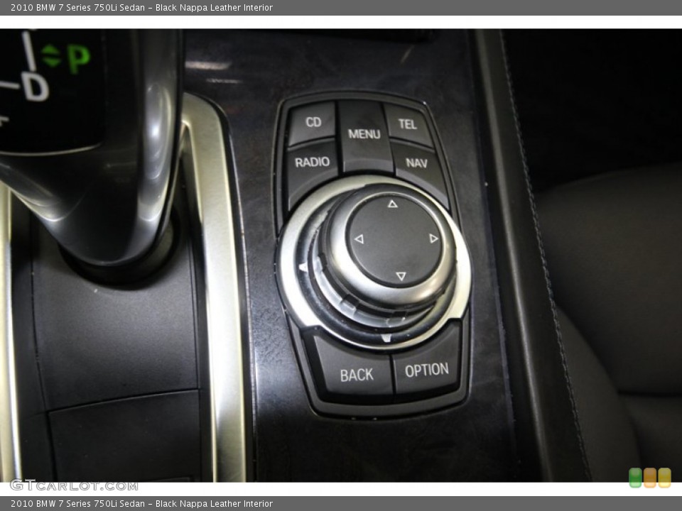 Black Nappa Leather Interior Controls for the 2010 BMW 7 Series 750Li Sedan #78001368