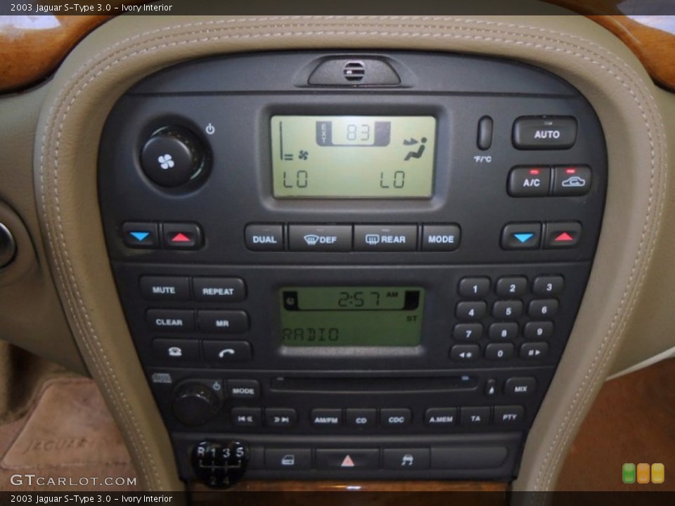 Ivory Interior Controls for the 2003 Jaguar S-Type 3.0 #78001583