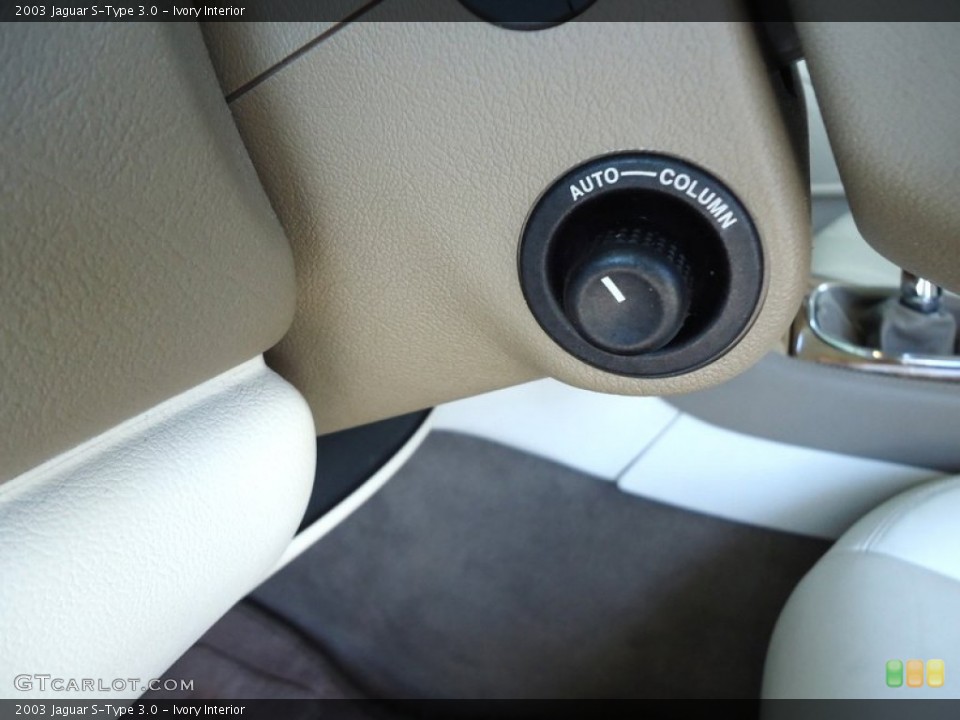 Ivory Interior Controls for the 2003 Jaguar S-Type 3.0 #78001624