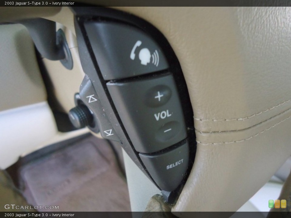 Ivory Interior Controls for the 2003 Jaguar S-Type 3.0 #78001672