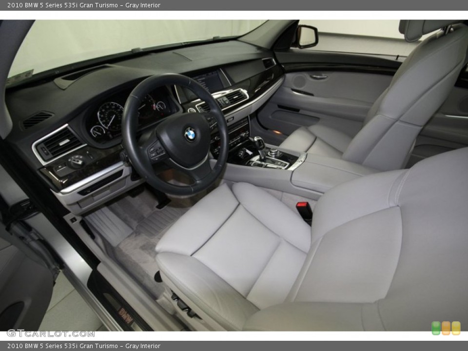 Gray Interior Prime Interior for the 2010 BMW 5 Series 535i Gran Turismo #78002145