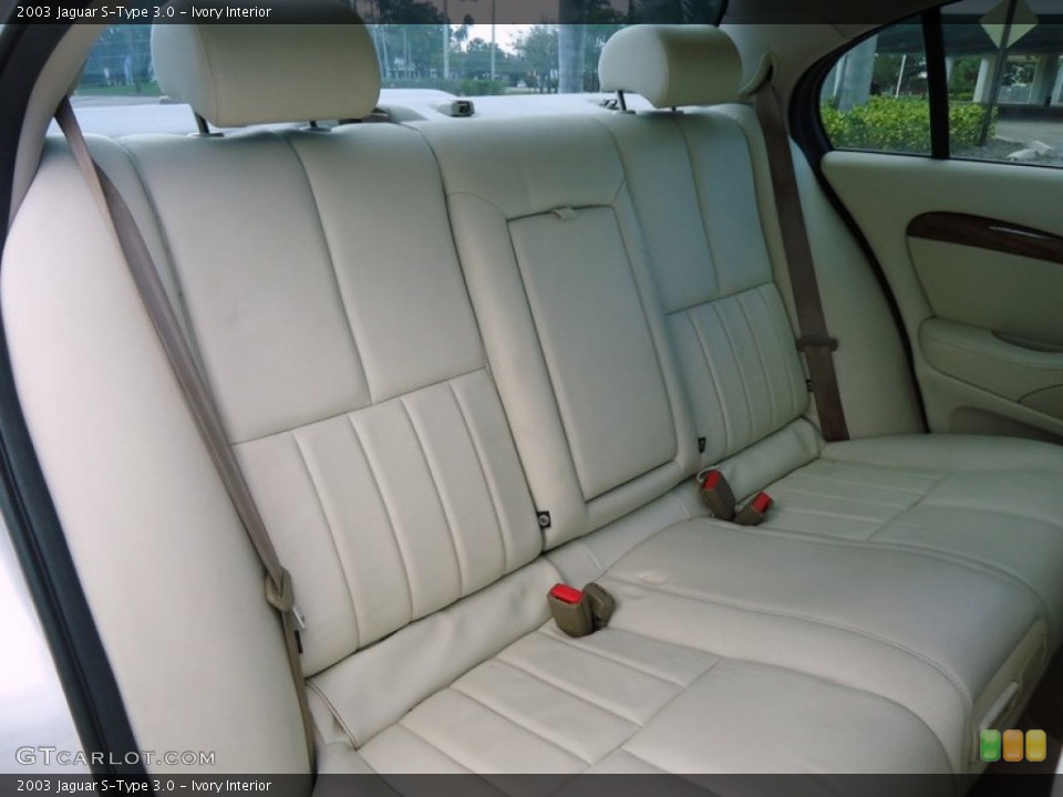 Ivory Interior Rear Seat for the 2003 Jaguar S-Type 3.0 #78002539