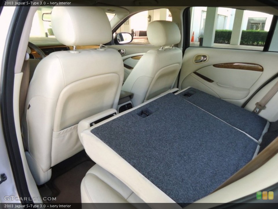 Ivory Interior Rear Seat for the 2003 Jaguar S-Type 3.0 #78002846