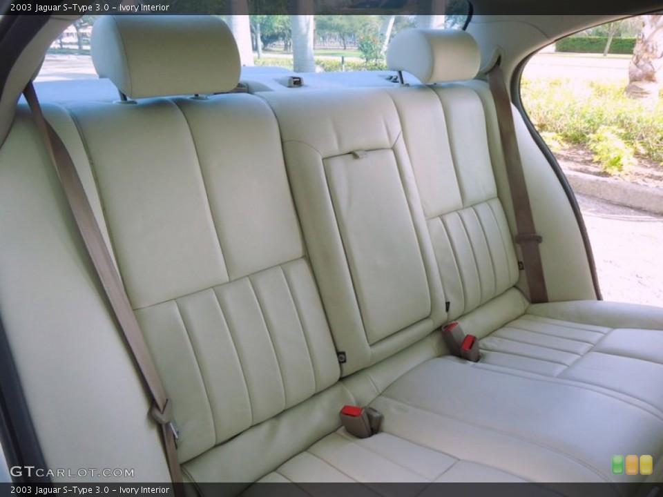 Ivory Interior Rear Seat for the 2003 Jaguar S-Type 3.0 #78002924