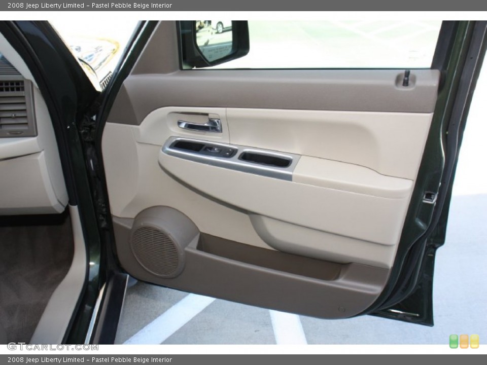 Pastel Pebble Beige Interior Door Panel for the 2008 Jeep Liberty Limited #78003551