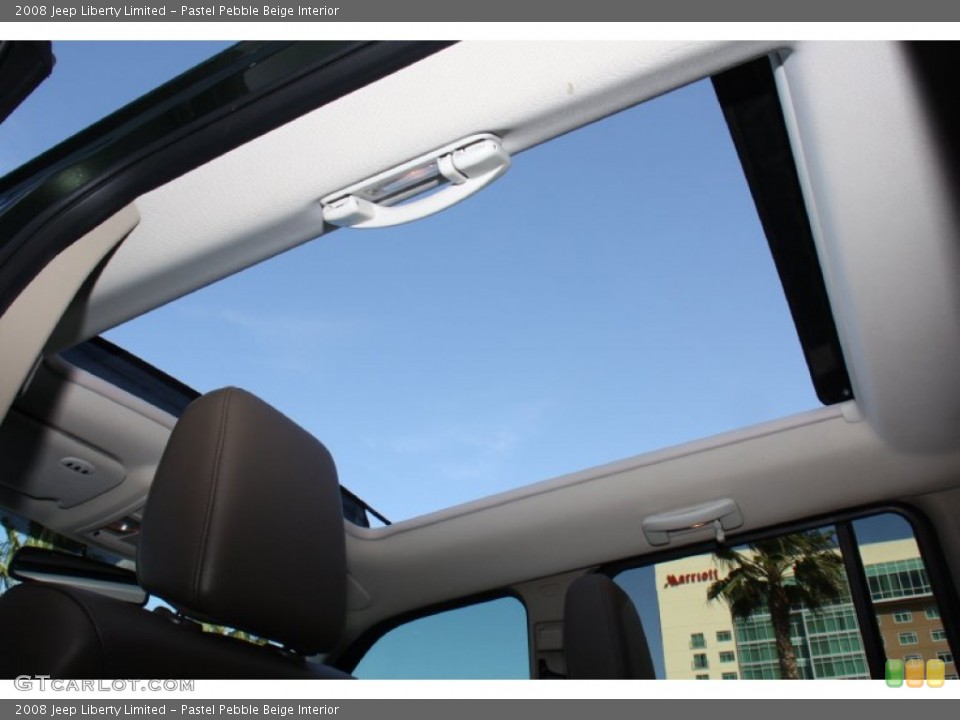 Pastel Pebble Beige Interior Sunroof for the 2008 Jeep Liberty Limited #78003597