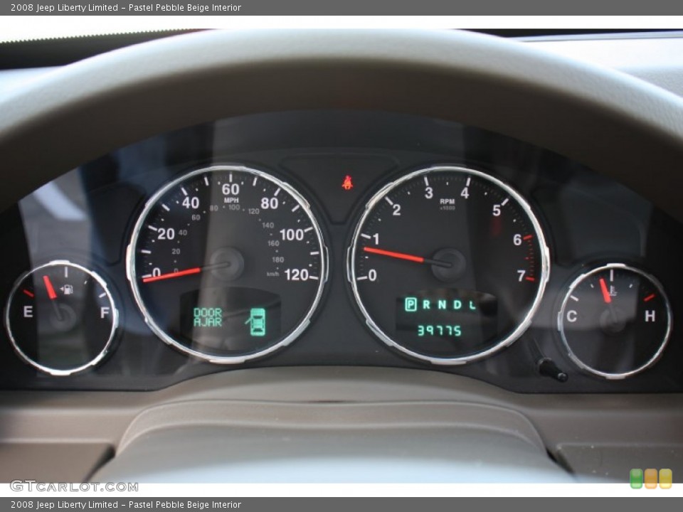 Pastel Pebble Beige Interior Gauges for the 2008 Jeep Liberty Limited #78003782