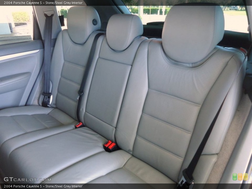 Stone/Steel Grey Interior Rear Seat for the 2004 Porsche Cayenne S #78004850