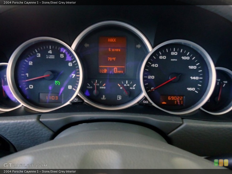 Stone/Steel Grey Interior Gauges for the 2004 Porsche Cayenne S #78005705
