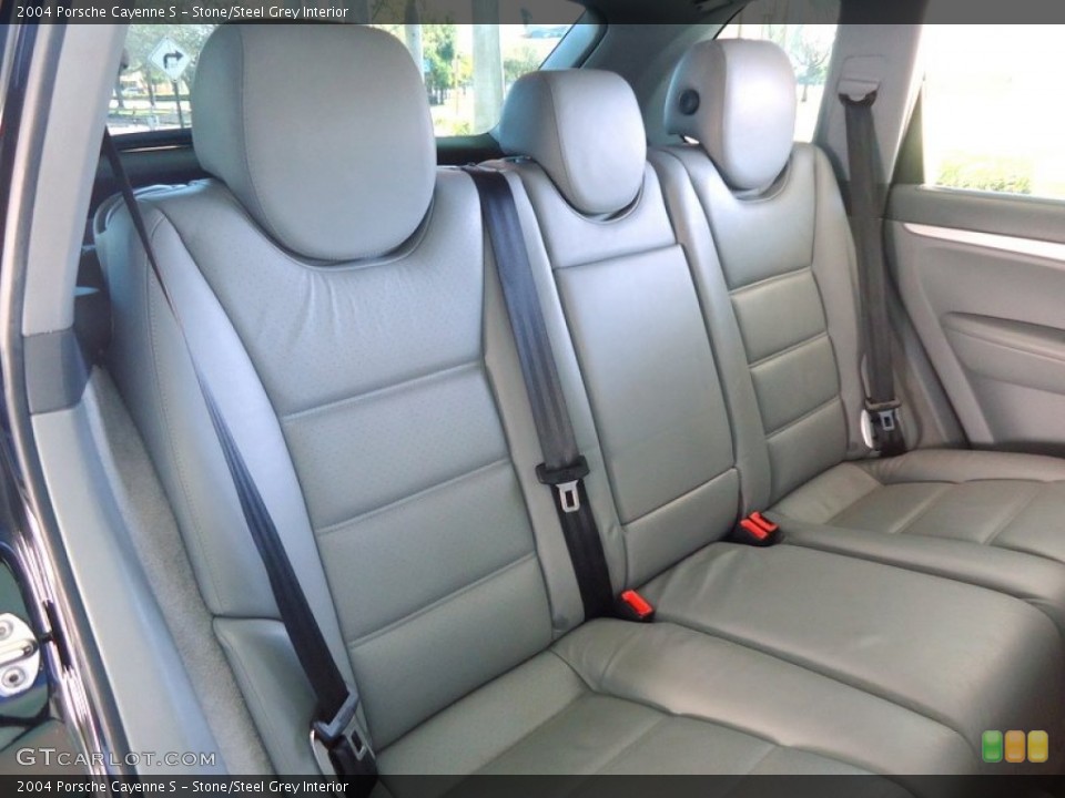 Stone/Steel Grey Interior Rear Seat for the 2004 Porsche Cayenne S #78006008