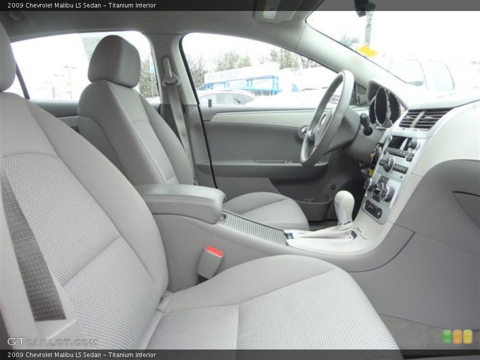 Titanium Interior Photo for the 2009 Chevrolet Malibu LS Sedan #78006805