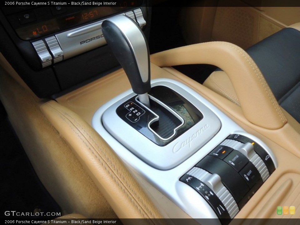 Black/Sand Beige Interior Transmission for the 2006 Porsche Cayenne S Titanium #78007247