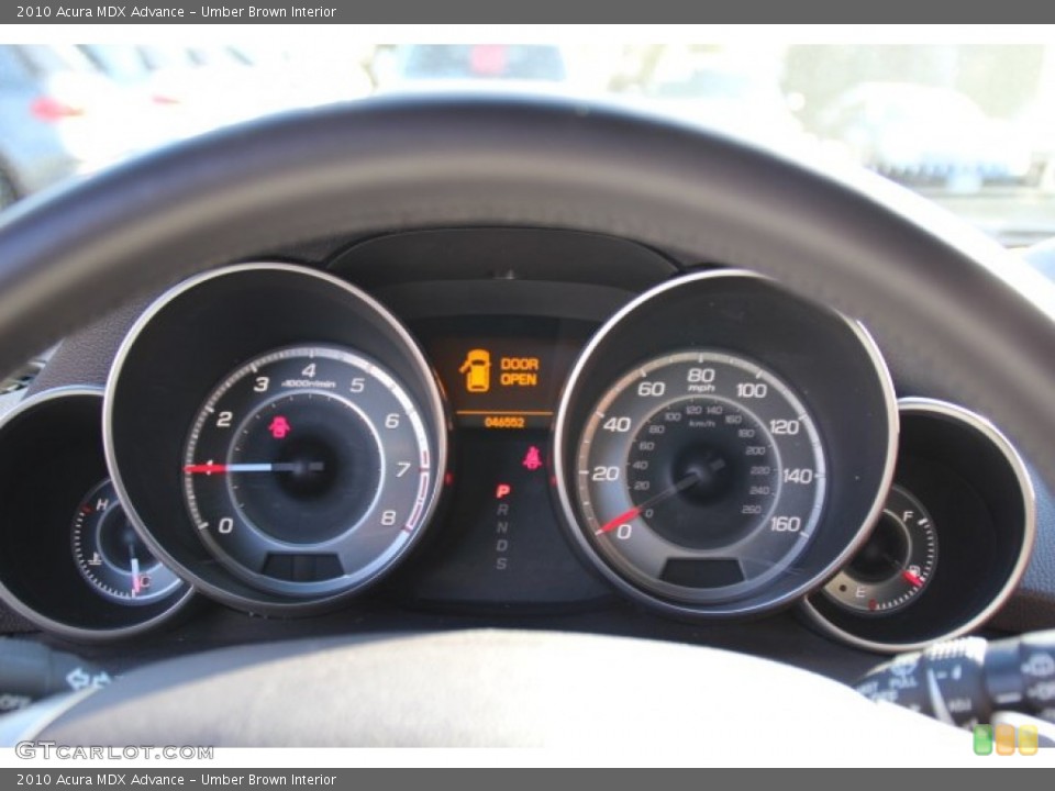 Umber Brown Interior Gauges for the 2010 Acura MDX Advance #78007540