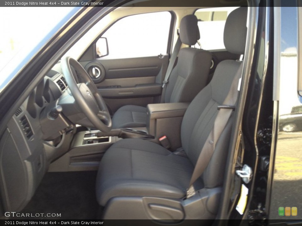 Dark Slate Gray Interior Front Seat for the 2011 Dodge Nitro Heat 4x4 #78007766