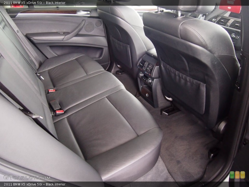 Black Interior Rear Seat for the 2011 BMW X5 xDrive 50i #78007859