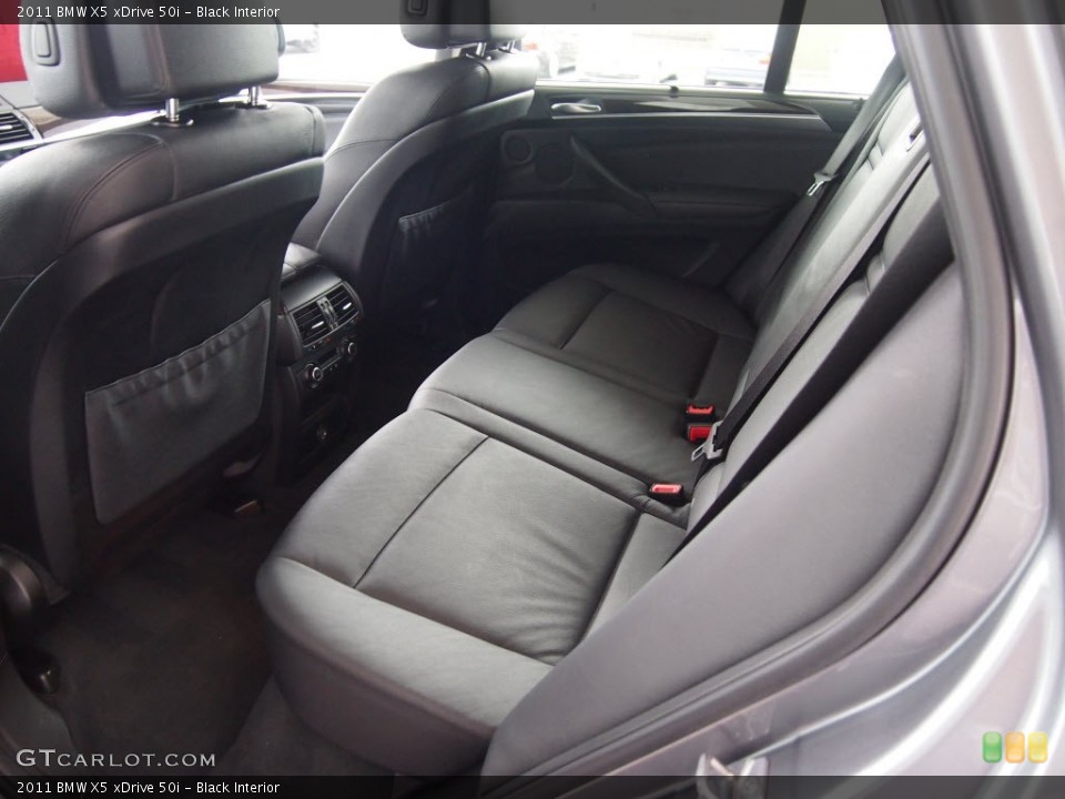Black Interior Rear Seat for the 2011 BMW X5 xDrive 50i #78007982