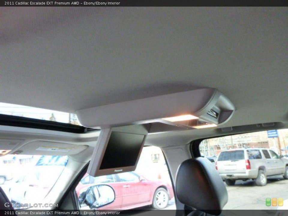 Ebony/Ebony Interior Entertainment System for the 2011 Cadillac Escalade EXT Premium AWD #78011174