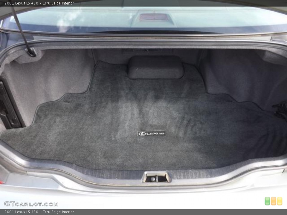 Ecru Beige Interior Trunk for the 2001 Lexus LS 430 #78011670