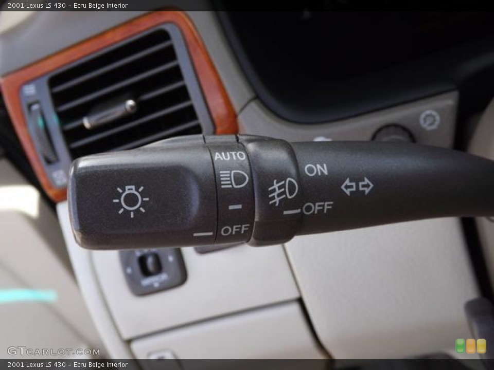 Ecru Beige Interior Controls for the 2001 Lexus LS 430 #78011774