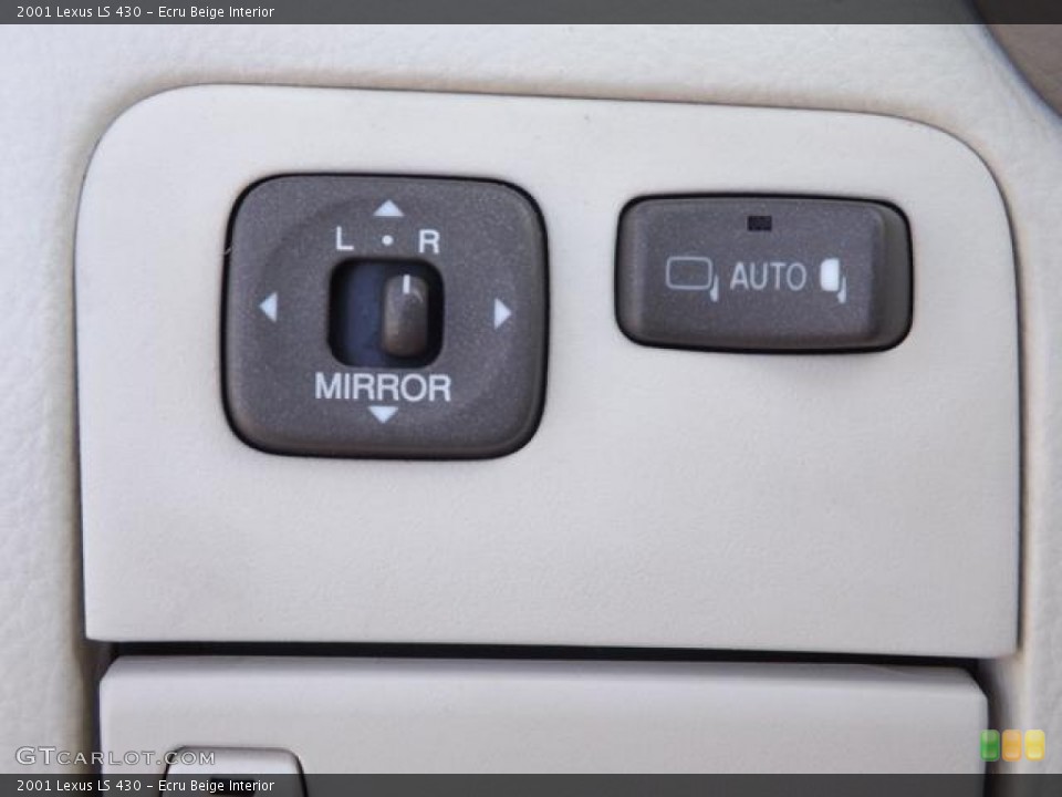 Ecru Beige Interior Controls for the 2001 Lexus LS 430 #78011780
